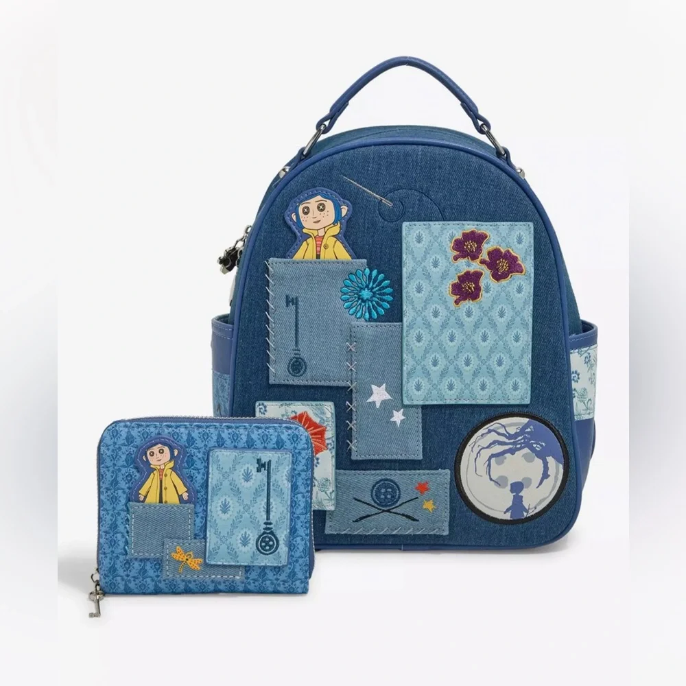 Bioworld Coraline Patchwork Denim Complete Set - Picture 2 of 14